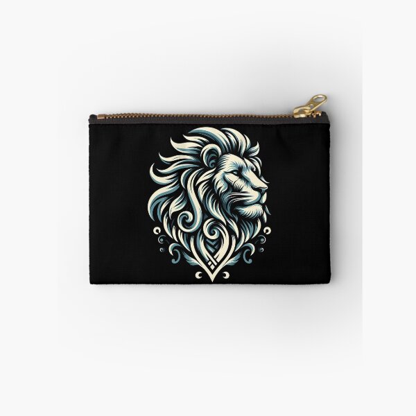 Item preview, Stylized lion head illustration showcasing majestic features and intricate line work. designed and sold by beast-net.