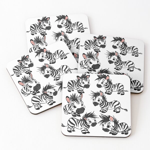 Item preview, Cute Baby Zebra Pack - Adorable Safari Animal Sticker Set designed and sold by LYAN-STORE.