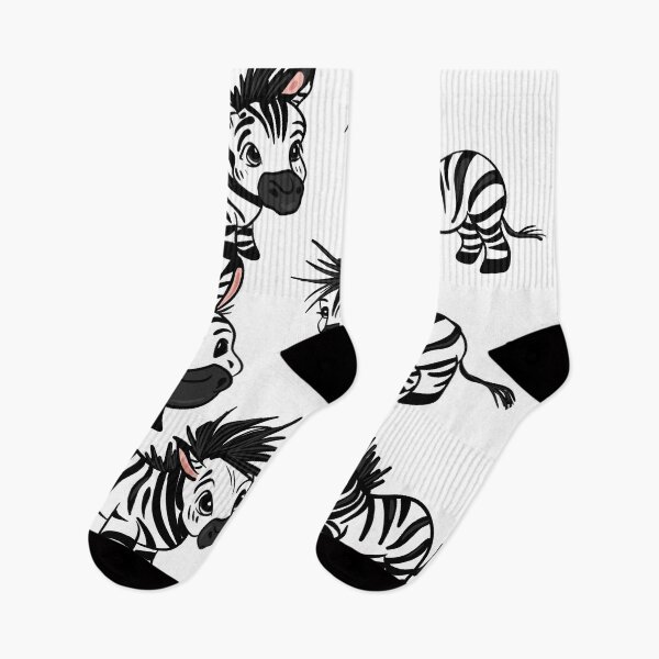 Item preview, Cute Baby Zebra Pack - Adorable Safari Animal Sticker Set designed and sold by LYAN-STORE.