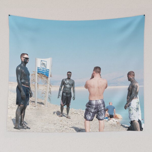 Item preview, Israel, Dead Sea. Men and Mud. designed and sold by UltraQuirky.