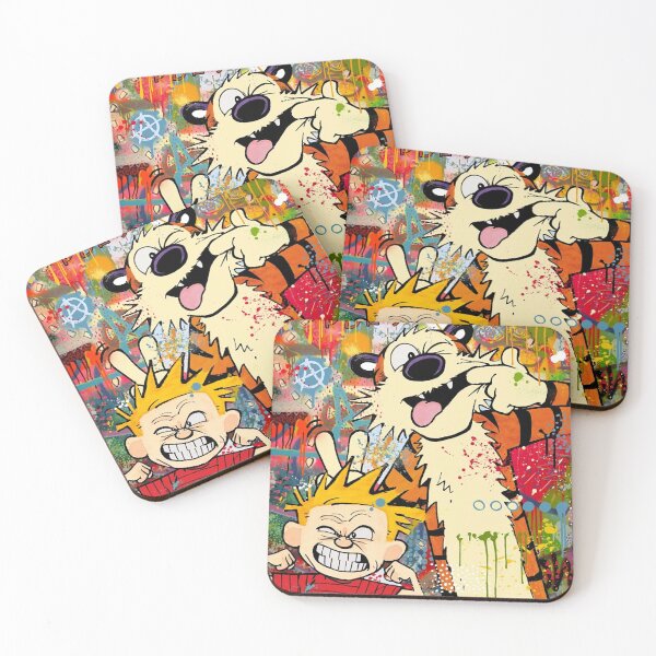 Item preview, Calvin amp Hobbes pop art  designed and sold by Anwarbouchagour.