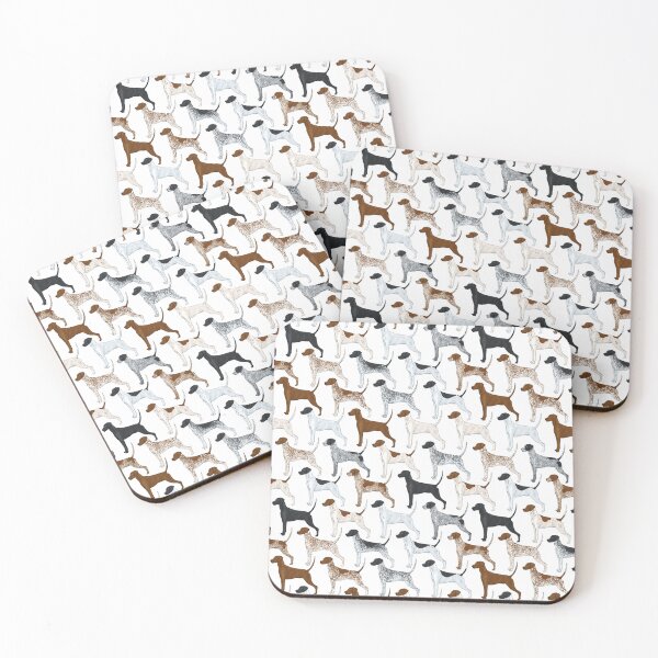 Item preview, German Shorthair Pointer Repeat Pattern designed and sold by Pawsome-Doodles.