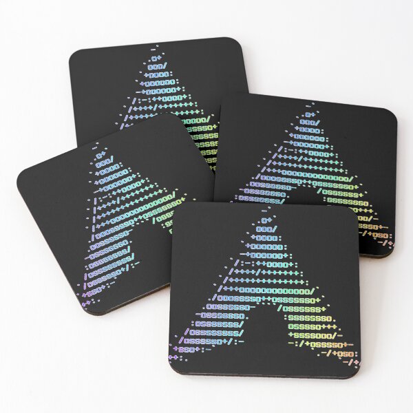Item preview, Arch-Linux-Rainbow-Ascii-Logo-- designed and sold by DreamsIDesigner.