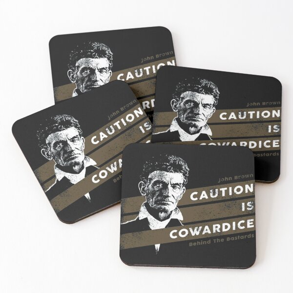 Item preview, John Brown - Caution is Cowardice designed and sold by Anwarbouchagour.