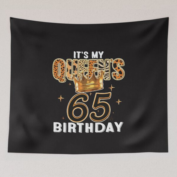 Item preview, Queen 65th Birthday Leopard Crown Fabulous 65 Years Old Birthday designed and sold by kiralynstration.