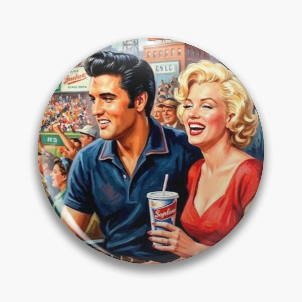 Item preview, A Day at the Ballpark: Elvis and Marilyn designed and sold by Art's Diner.