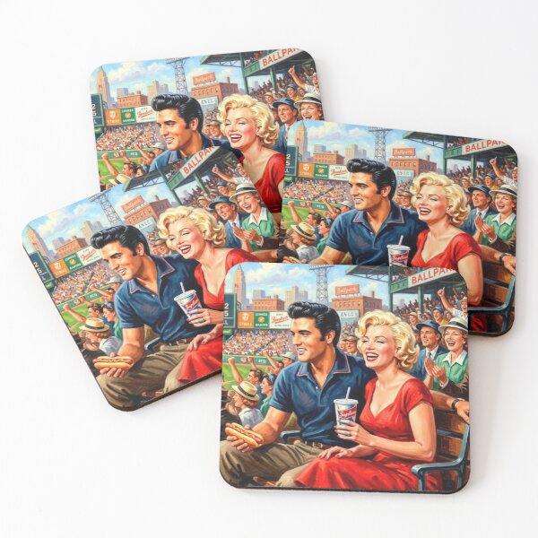 Item preview, A Day at the Ballpark: Elvis and Marilyn designed and sold by Art's Diner.