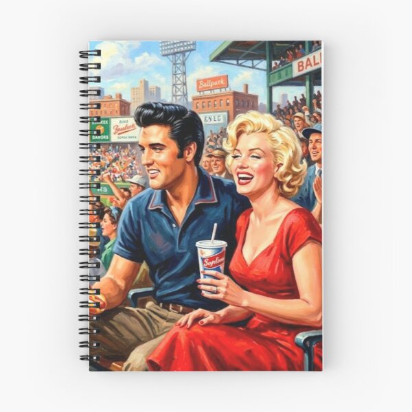 Item preview, A Day at the Ballpark: Elvis and Marilyn designed and sold by Art's Diner.