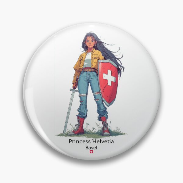 Item preview, Princess Helvetia - Basel designed and sold by With Love From Basel.
