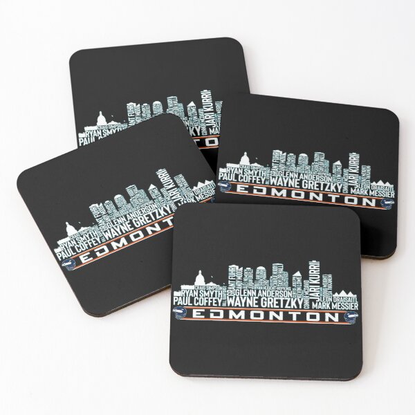 Item preview, Edmonton Hockey Team All Time Legends, Edmonton City Skyline designed and sold by Anwarbouchagour.