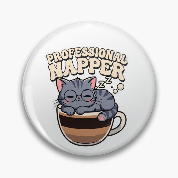Item preview, Professional Napper Cat Sticker designed and sold by ajcreation2343.