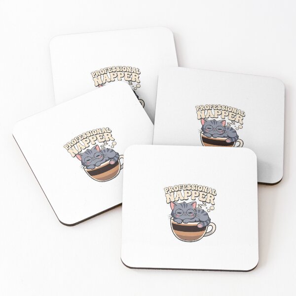 Item preview, Professional Napper Cat Sticker designed and sold by ajcreation2343.