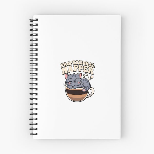 Item preview, Professional Napper Cat Sticker designed and sold by ajcreation2343.