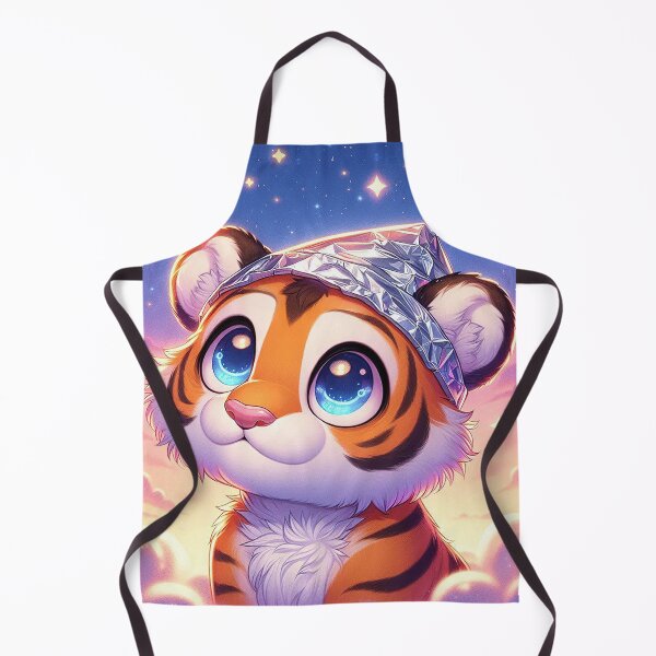 Item preview, Tiger in the Clouds Watching for The Alien Mothership designed and sold by nikkolaus.