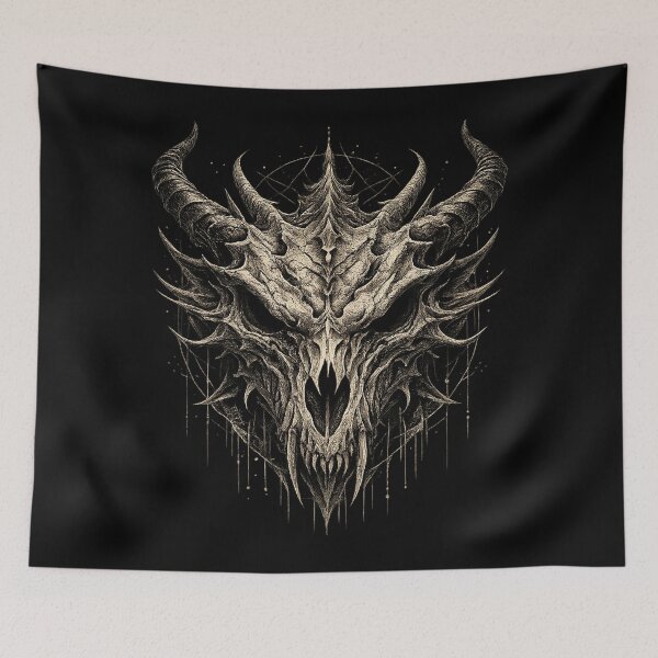 Item preview, Dragon Skull - Dark Fantasy Art designed and sold by myforestfog.