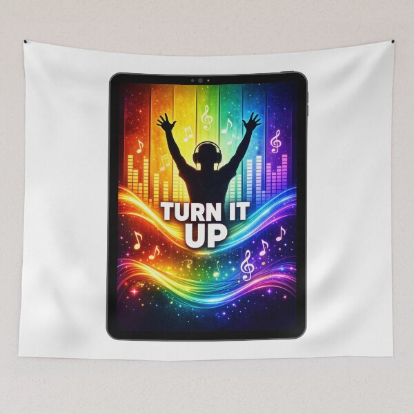 Item preview, Turn It Up Neon Concert designed and sold by lorand-designs.