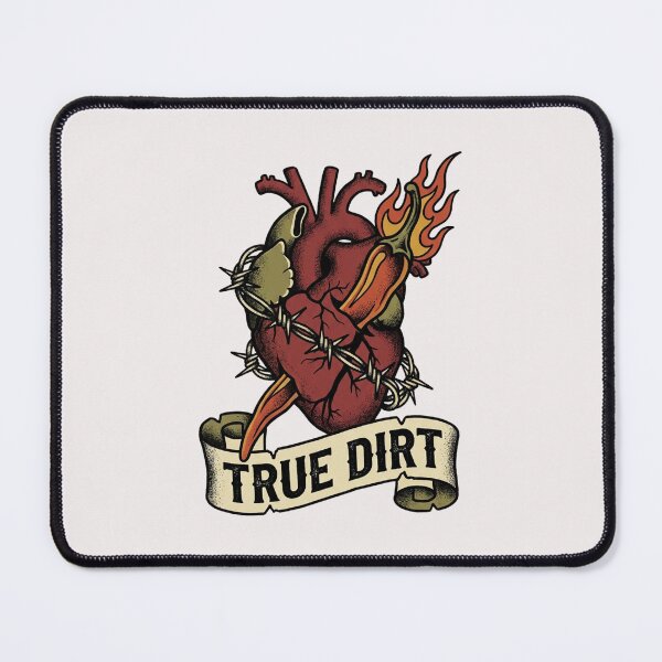 Item preview, "True Dirt" Traditional Tattoo Flaming Chili Dagger Tee designed and sold by benjyjump.