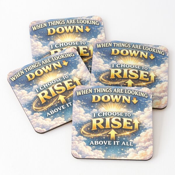 Item preview, When Things Are Looking Down, I Choose To Rise Above It All designed and sold by BlessedKaren.