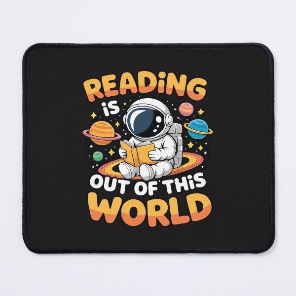 Item preview, Reading Is Out of This World Cute Astronaut Book Lover designed and sold by kiralynstration.