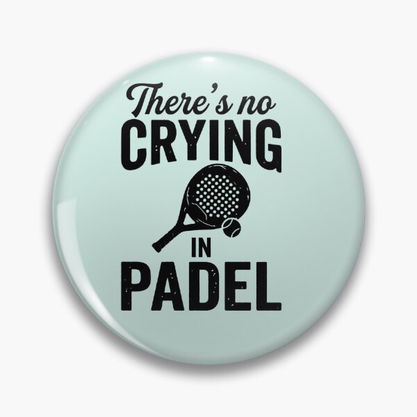 Item preview, There’s No Crying in Padel Bold Quote designed and sold by Anastasiia Yurevych.