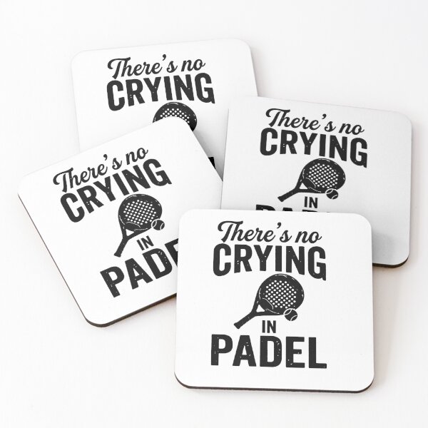 Item preview, There’s No Crying in Padel Bold Quote designed and sold by Anastasiia Yurevych.