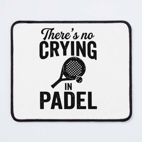 Item preview, There’s No Crying in Padel Bold Quote designed and sold by Anastasiia Yurevych.