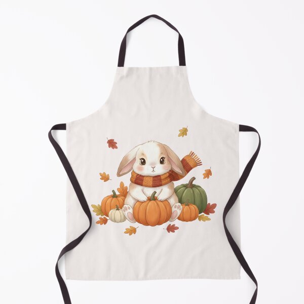 Item preview, Cute Bunny with Pumpkins designed and sold by naragon4289.