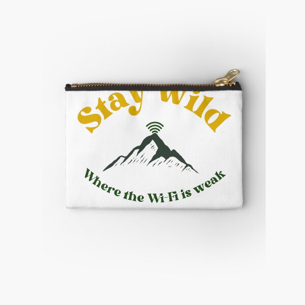 Item preview, Stay Wild Where The Wi-Fi Is Weak – Retro Adventure Nature designed and sold by WortStudio.