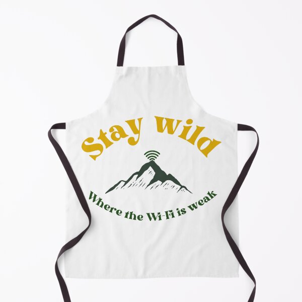 Item preview, Stay Wild Where The Wi-Fi Is Weak – Retro Adventure Nature designed and sold by WortStudio.
