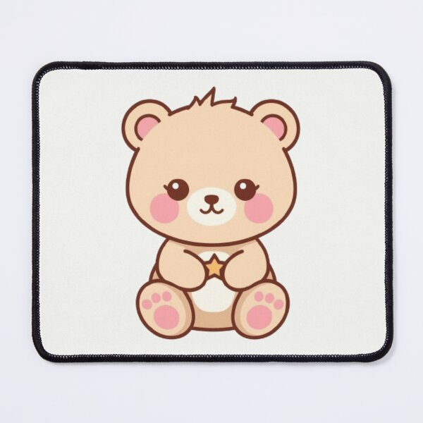 Item preview, Bear with Tiny Star Kawaii Pastel designed and sold by PastelPaws Atelier.