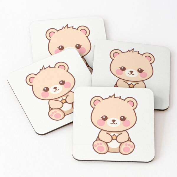 Item preview, Bear with Tiny Star Kawaii Pastel  designed and sold by PastelPaws Atelier.