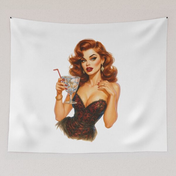 Item preview, "Retro Glamour: Charm and Audacity of Pin-Ups” designed and sold by CHRIST5000.