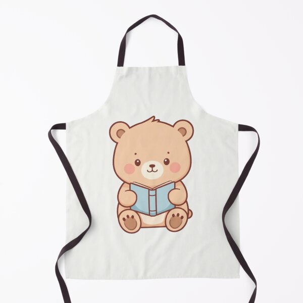 Item preview, Reading Bear Kawaii Pastel designed and sold by PastelPaws Atelier.