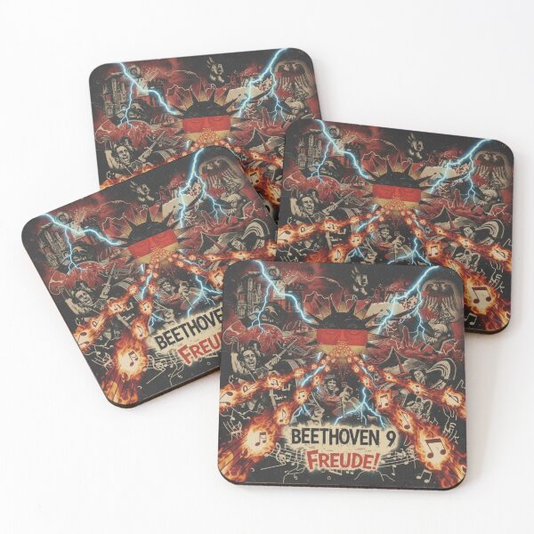 Item preview, Beethoven 9 - Teutonic Mash-up Maximalist Album Cover Art designed and sold by NickWhittleArt.