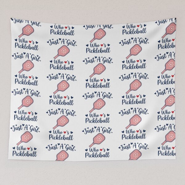 Item preview, Just a Girl Who Loves Pickleball Hearts designed and sold by Anastasiia Yurevych.