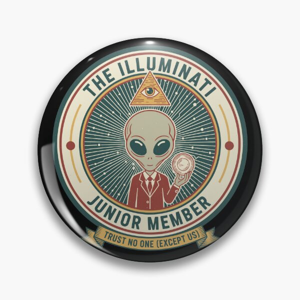 Item preview, Illuminati Junior Member Alien Shirt – Funny Conspiracy Theory UFO Secret Society designed and sold by CoverStories.