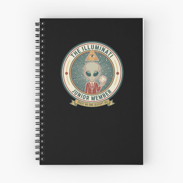 Item preview, Illuminati Junior Member Alien Shirt – Funny Conspiracy Theory UFO Secret Society designed and sold by CoverStories.