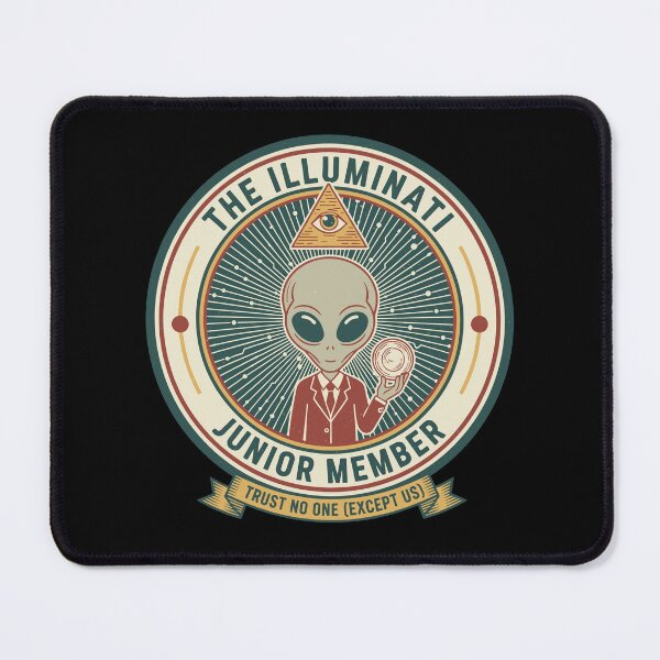 Item preview, Illuminati Junior Member Alien Shirt – Funny Conspiracy Theory UFO Secret Society designed and sold by CoverStories.