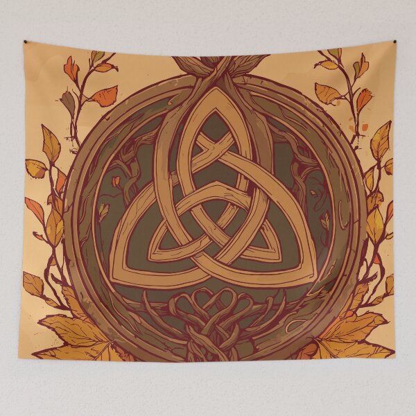 Item preview, Ancestral Shield Celtic Knotwork Pagan designed and sold by bapupa.