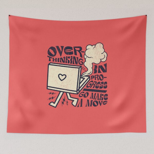 Item preview, Overthinking In Progress Motivation designed and sold by Oniyasha.