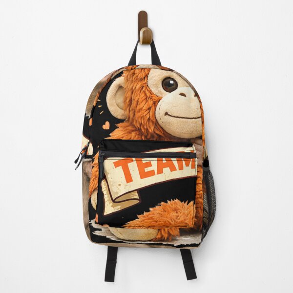 Item preview, Team Punch Cute Monkey And Orangutan Plush Hugging Best Friends designed and sold by River Silva.