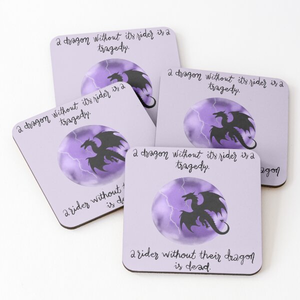 Item preview, Fourth Wing Dragon and Thunder quote designed and sold by ellealsopaints.