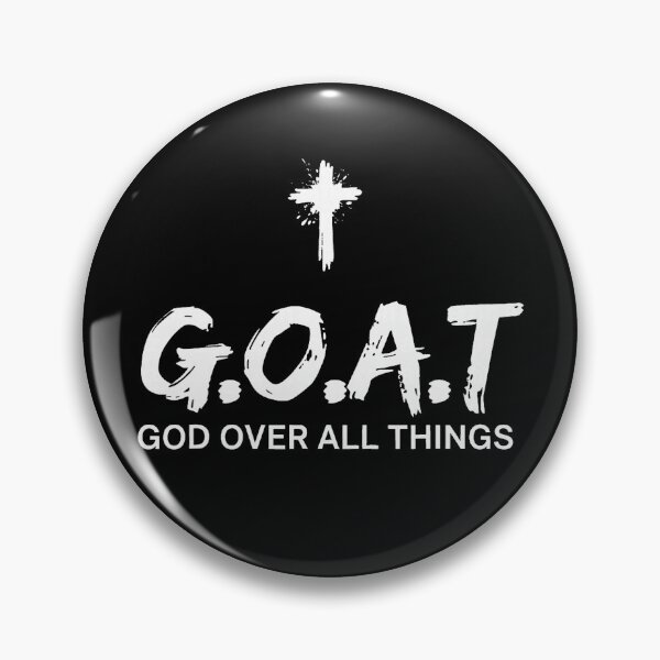 Item preview, Goat Christian Bible Verse God Over All Things designed and sold by averyfisher.