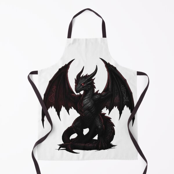 Item preview, Red Eyed Demon Beast - Dark Fantasy Dragon designed and sold by myforestfog.