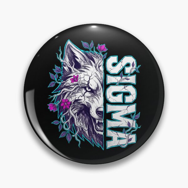 Item preview, Ironic Sigma Wolf Cyberpunk Streetwear Aesthetic designed and sold by MarCinu Art.