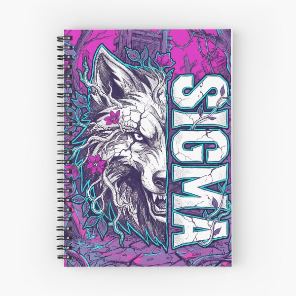 Item preview, Ironic Sigma Wolf Cyberpunk Streetwear Aesthetic designed and sold by MarCinu Art.