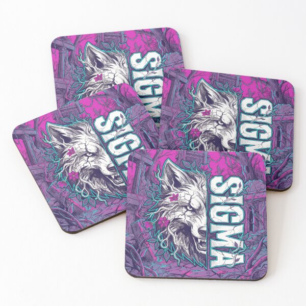 Item preview, Ironic Sigma Wolf Cyberpunk Streetwear Aesthetic designed and sold by MarCinu Art.