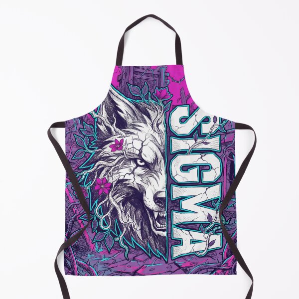 Item preview, Ironic Sigma Wolf Cyberpunk Streetwear Aesthetic designed and sold by MarCinu Art.