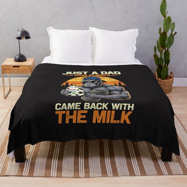 Item preview, Just A Dad Who Always Came Back With The Milk Funny Gym Dad designed and sold by kiralynstration.