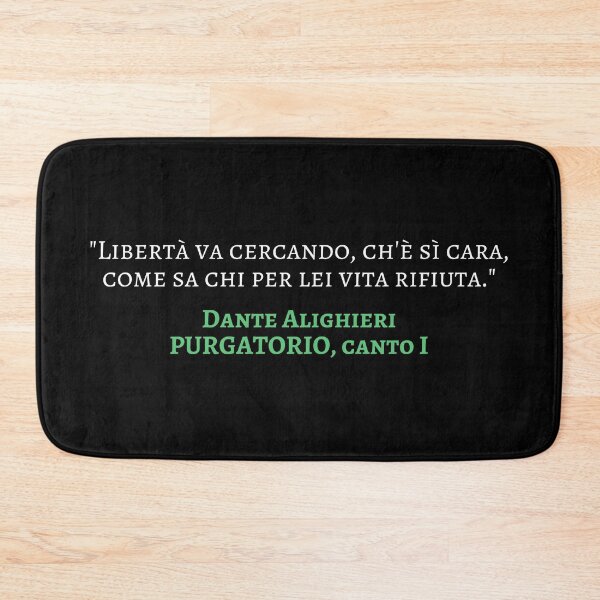 Item preview, Dante Alighieri Quote Purgatorio Canto I - Libertà va cercando designed and sold by Lemon Pepper.